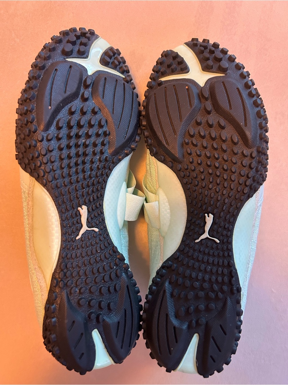 Puma Women’s Mint Green Hook-and-Loop Sneakers - Picture 7 of 8